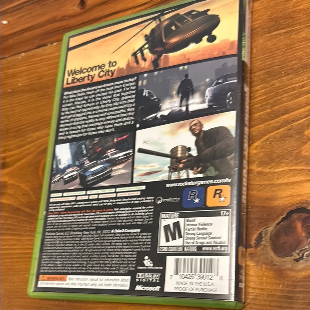 Grand Theft Auto IV for 360 - Green Case